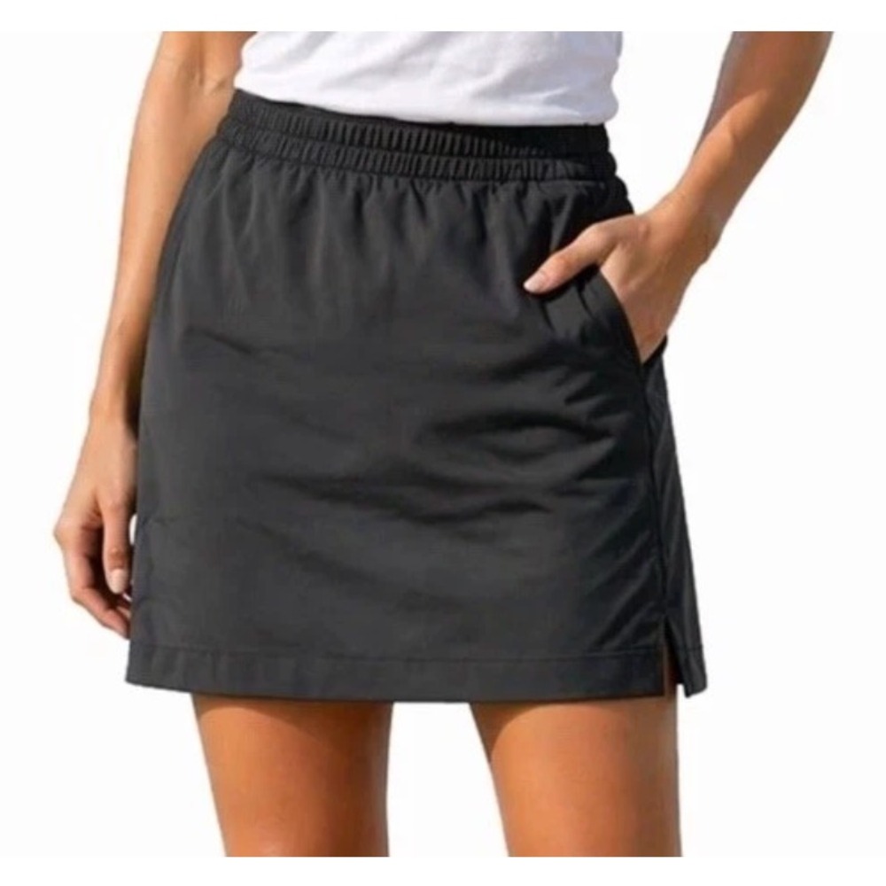 Tommy Bahama Alicia IslandZone Skort Black SW920687 Womens Medium NWT